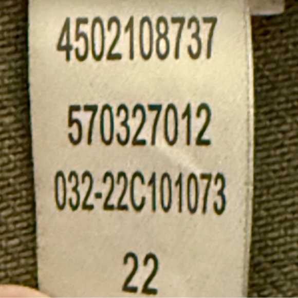 Chico’s Women’s‎ High Rise Straight Cropped Denim Stretchy Army Green Size 8 - Picture 10 of 10